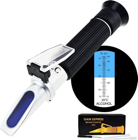 hydrometer alcohol refractometer|refractometer correction for alcohol.